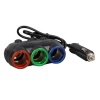 Olesson 1632 12-24V 120W 80cm Kablolu 3lü Araç Çakmak Çoklayıcı