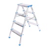 4+4 Çift Basamaklı Alüminyum Metal Merdiven