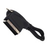 Uydu Alıcısı AV Kablo 3.5 Mm Stereo Erkek-Scart Kablo 1.2 Metre Uzun Jack Powermaster