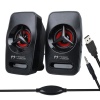 Magicvoice T-19 1+1 USB Pc Mini Hoparlör - Speaker (2*3 Watt - 4 Ohm)