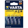 Varta Longlife Power Alkalin AAA Ince Kalem Pil 4lü Paket