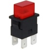 IC-180H 4 Pinli 220 Volt Kalıcı Basmalı Işıklı Anahtar PS23-16N