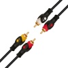 PowerMaster PM-7774 2RCA-2RCA Gold 1.5 Metre Kablo
