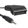 AV Kablo Scart Kablo 3.5 Mm Stereo 1.2 Metre Kısa Jack