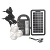 Powermaster GD-999 Lamba + Powerbank + Işıldak Solar Aydınlatma Seti