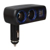 Olesson 1637 12-24V Çift USB Girişli 120W 2li Araç Çakmak Çoklayıcı
