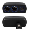 Olesson 1637 12-24V Çift USB Girişli 120W 2li Araç Çakmak Çoklayıcı