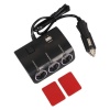 Olesson 1506 12-24V Çift USB Girişli 120W 80 CM Kablolu 3LÜ Araç Çakmak Çoklayıcı