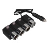 Olesson 1508 12-24V 3Lü Çift Usbli 120W 80 Cm Kablolu Araç Çakmak Çoklayıcı