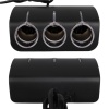 Olesson 1528 12-24V Tek USB Girişli 120W 80cm Kablolu 3LÜ Araç Çakmak Çoklayıcı