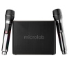 Microlab M60 Vega 100W RGB 2 Adet Kablosuz Mikrofonlu Bluetooth Karaoke Hoparlör (15.000mAh Batarya)