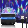 Ledx YQX-6888 Mini Usbli 3 Watt Şarjlı Sihirli Rgb Led Disko Topu