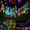 PowerMaster PM-29078 8 Modlu Solar 12M Renkli Su Damlası LED Zinciri - Su Geçirmez Bahçe ve Balkon Aydınlatması