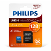 Philips Ultra Pro 128GB Micro SDXC Hafıza Kartı (100MB/s UHS-I)