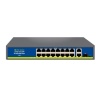 Novacom NVC-HIF1621GBL-C 16 Port 250W Full Gigabit PoE+ SFP Switch Uplink Metal Kasa