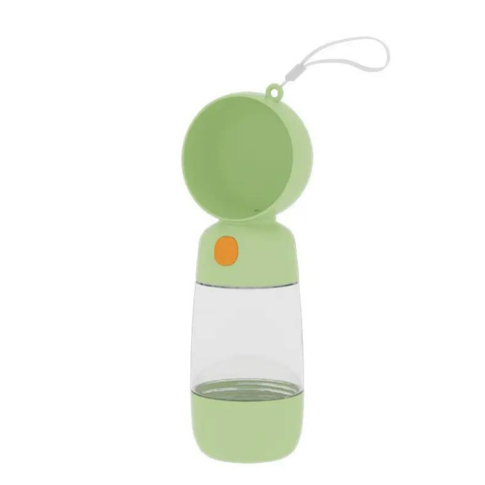 Taşınabilir Evcil Hayvan Mama Hazneli Su Matarası