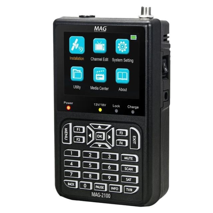 Mag MAG-2100 3.5 DVB-S/S2 LCD Ekran Görüntülü HD Uydu Yön Sinyal Bulucu