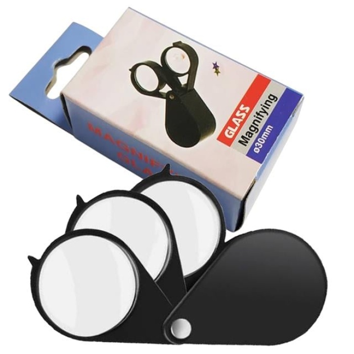 Powermaster PM-6585 Katlanır 3lü 30 Mm Cep Büyüteç