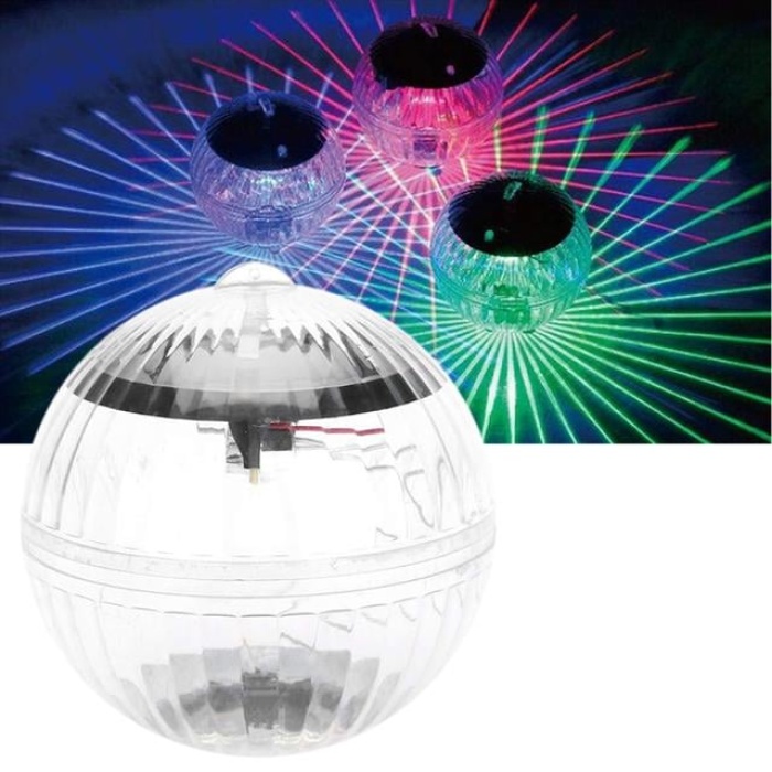 PowerMaster PM-25477 Solar Panelli Havuz Topu RGB Led Ambiyans Aydınlatma Su Geçirmez