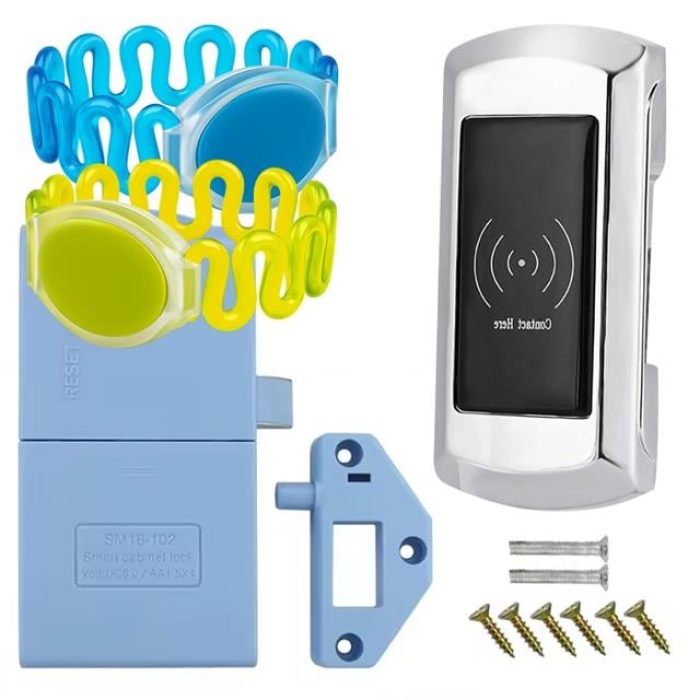 PowerMaster PM-26727 125Khz RFID Dijital Çekmece Dolap Kilidi (2li Paket)