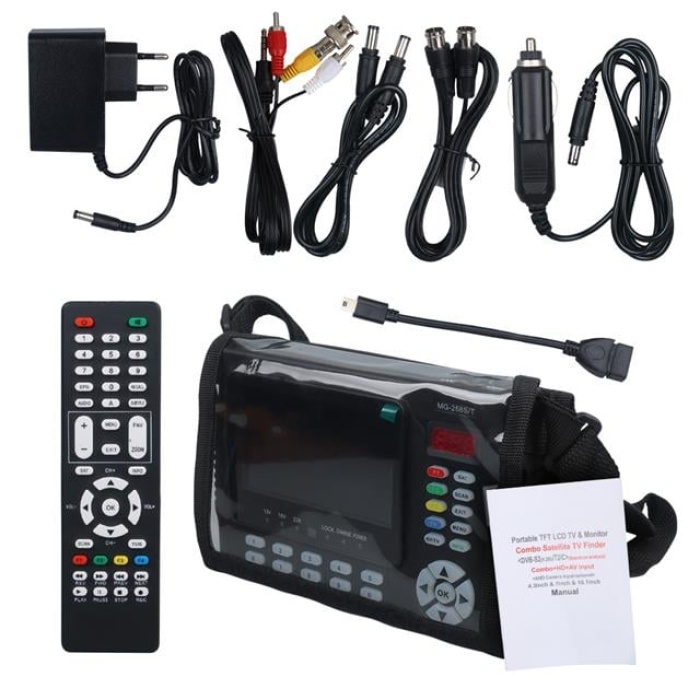 Magbox MG-258S/T 4.3 İnç Full HD LCD Ekranlı Görüntülü Uydu Yön Bulucu (Uzaktan Kumandalı)