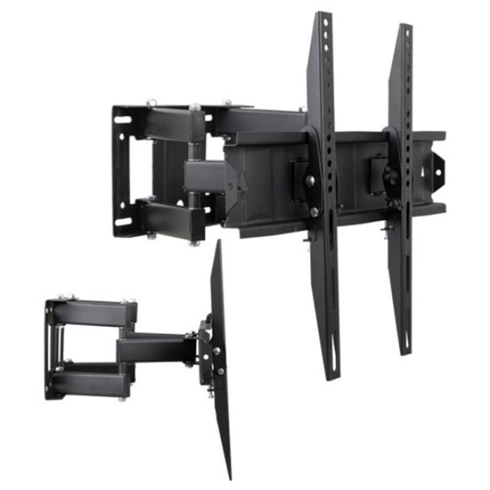 Vontech VT-852 HC Pro 55-85 Çift Kollu Kilitli Hareketli Televizyon Duvar Askı Aparatı