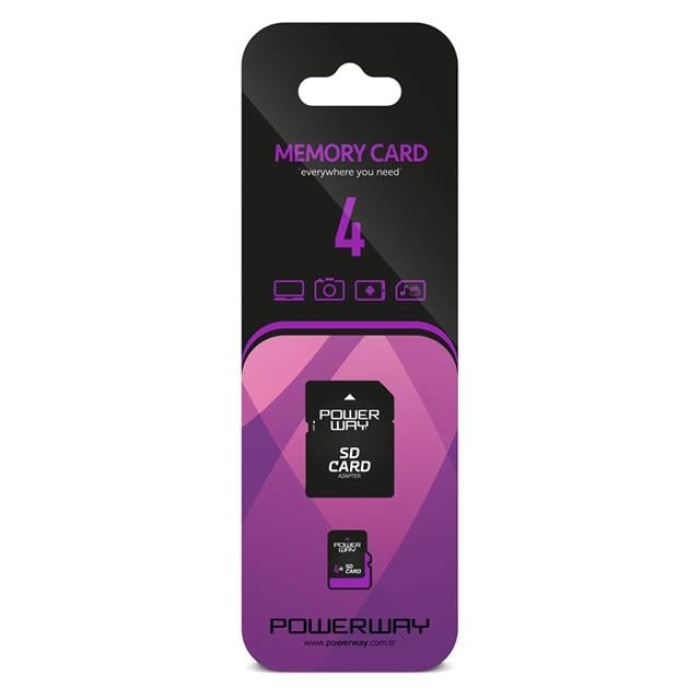 Powerway PWR-4 Micro 4GB Micro SD Hafıza Kartı