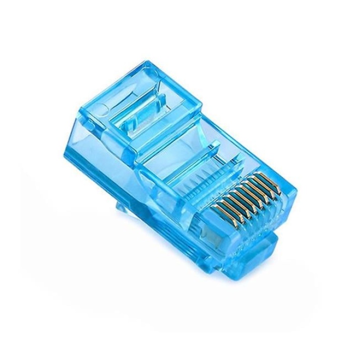 Powermaster PM-22702 RJ45 RJ45 CAT6 8P/8C Mavi Soket (100lü Paket)