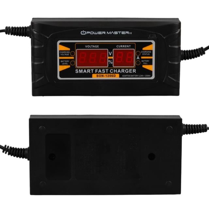 PowerMaster SON-1206D 12 Volt - 6 Amper Akıllı Hızlı Akü Şarj Cihazı