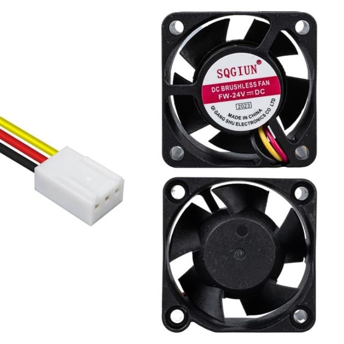 Powermaster IC-216 3P Kablolu 40X40X20 Mm 24 Volt Fırçasız DC Kasa Fanı