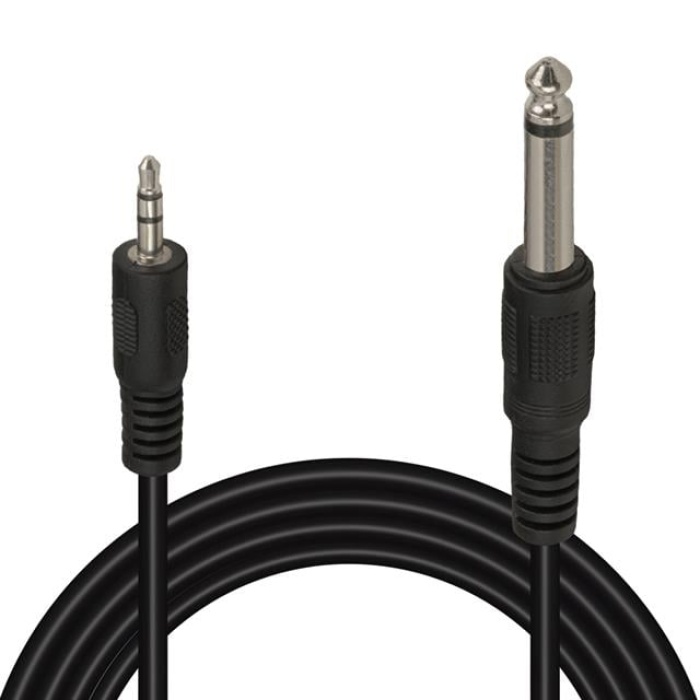 Powermaster PM-15917 6.3 Mm Gitar to 3.5 Mm Stereo Ara Kablo (1.4 Metre)