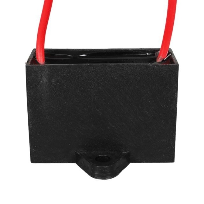 3.5 Uf 450 V Siyah Kablolu Kare Tip Kutupsuz Kondansatör