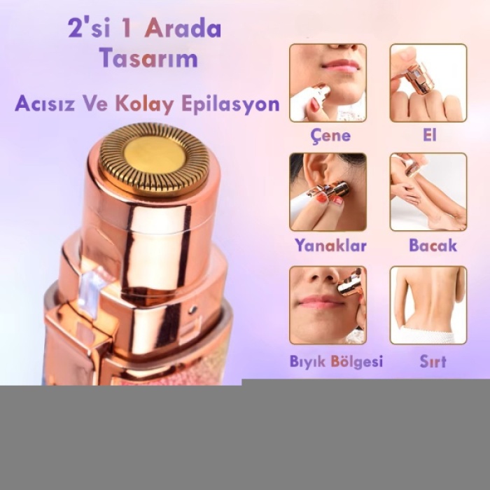 Simli 2si 1 Arada Yüz Kaş Bıyık Epilatör