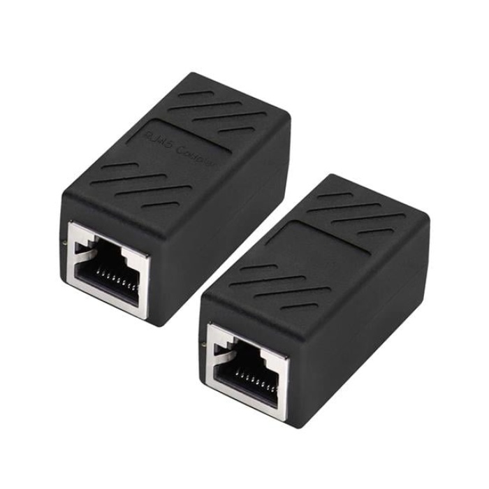 PowerMaster PM-24809 RJ45 to RJ45 Kaplin-Coupler Dişi Metal 8P-8C Ara Aparat (Tekli)