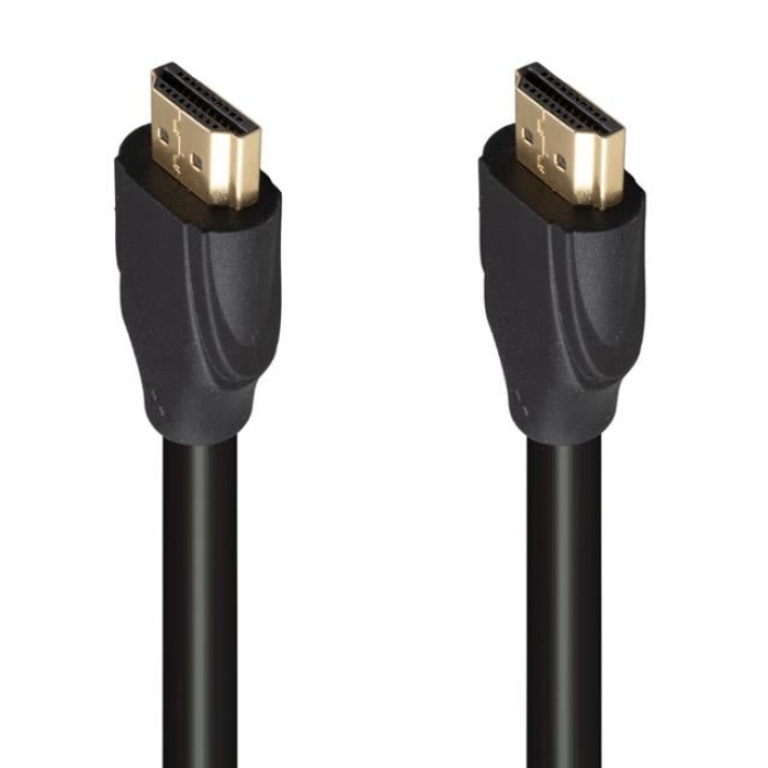 Fully G-507AS 1.5 Metre Düz Siyah Gold Uçlu HDMI Kablo