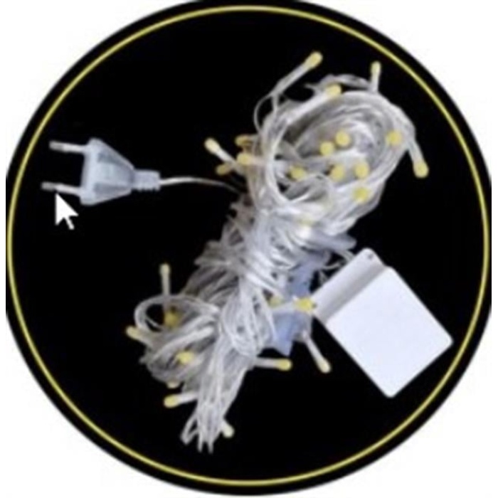 Winnboss WN-1182 Beyaz Renk 10 Metre Dekoratif Led Yılbaşı Işığı 5 Watt AC220V