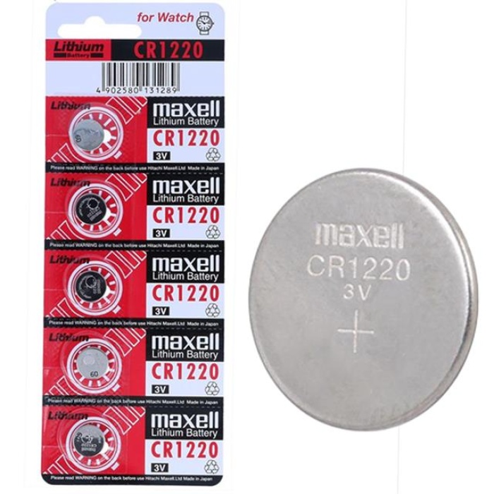 Maxell CR1220 3 Volt Lityum 5li Düğme Pil
