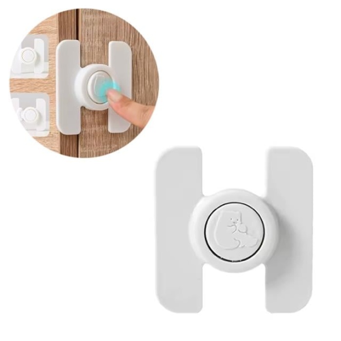 Sunup SN-28751 Düğmeli Tip Dolap ve Çekmece Çocuk Güvenlik Kilidi