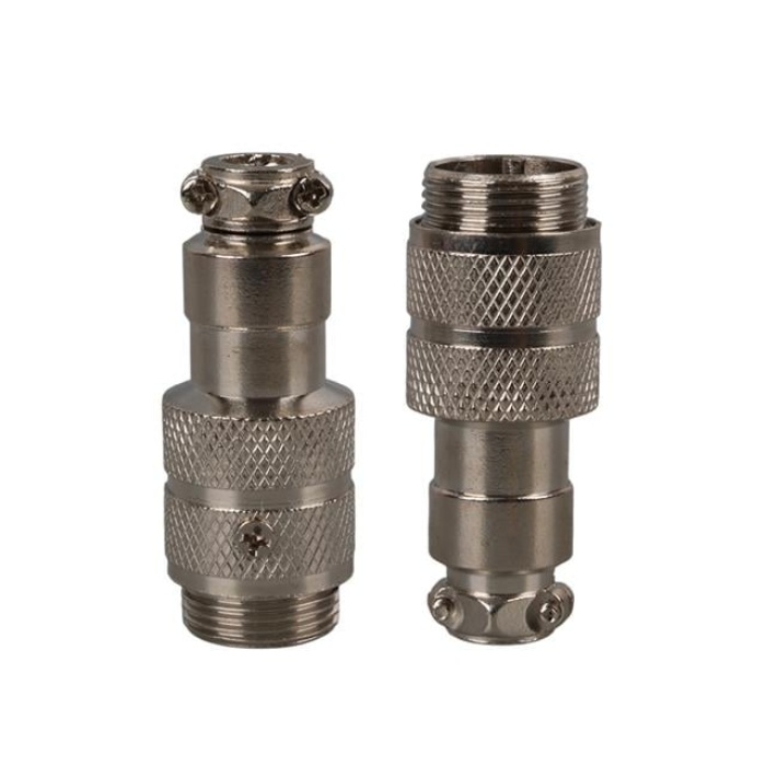 Mayk GX16-2 Pinli Metal Erkek Konnektör (M16 - 16mm)
