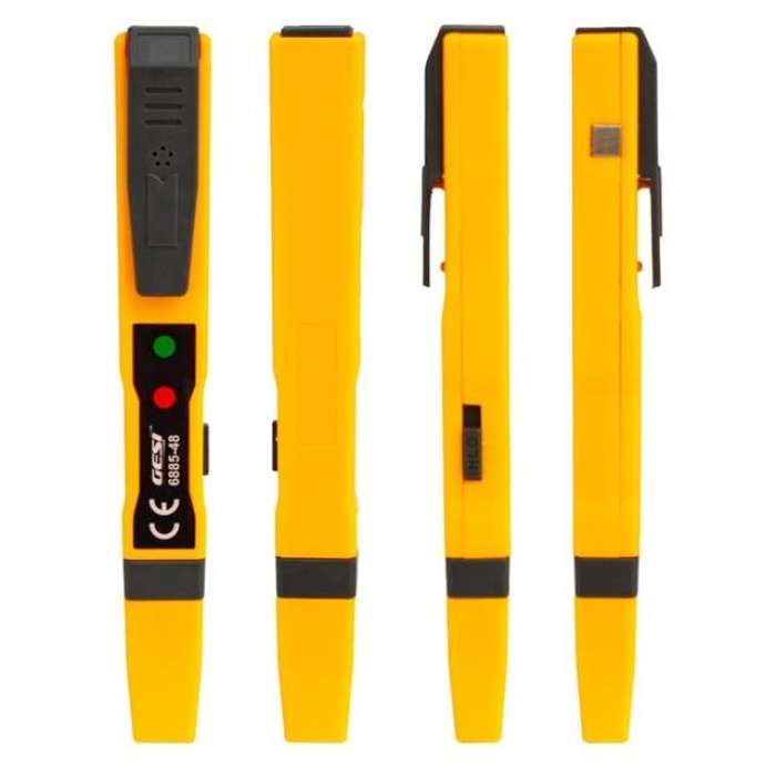 Gesi 6885-48 Dedektörlü Faz Kontrol Kalemi Voltaj Test Aleti