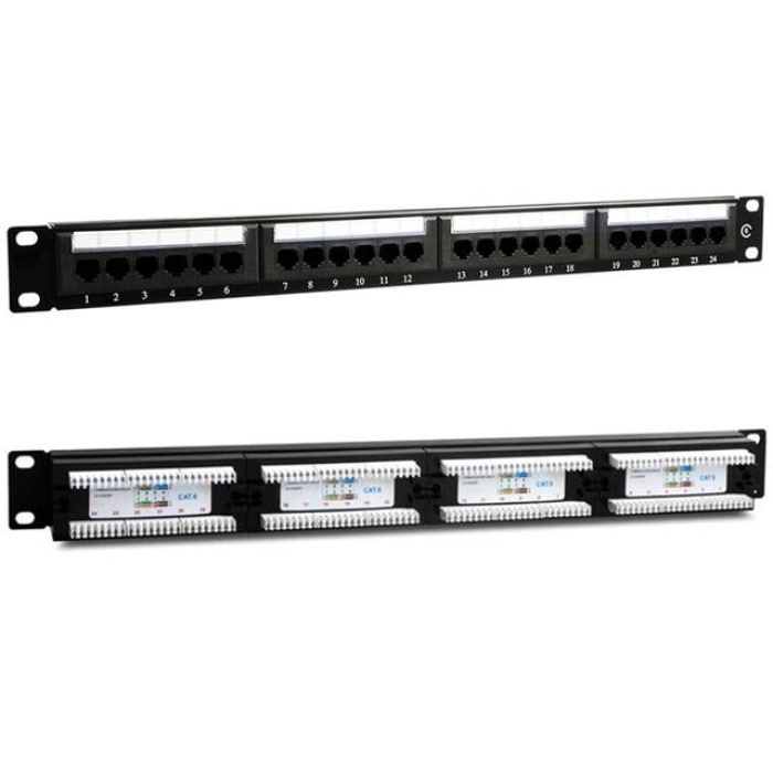Powermaster PM-4494 24’Lü Utp Cat6 Patch Panel