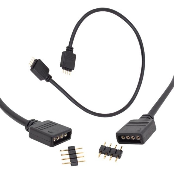 Powermaster RGB Led Bağlantı Erkek-Dişi Jumperlı 4 Pin Kablo