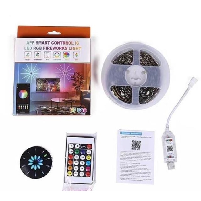 Sunup RGB LED’li Işıklı Ses Kontrüllü Havai Fişek Cihazı