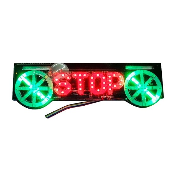 Elektrikli İşaret Cihazı Stop Yazılı (220x70 Mm)