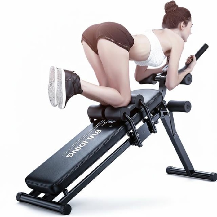 Sunup SN-29122 Fonksiyonel Karın Kası Mekik Sehpası Dijital Sayaçlı Katlanabilir Fitness Egzersiz Aleti