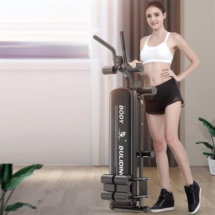 Sunup SN-29122 Fonksiyonel Karın Kası Mekik Sehpası Dijital Sayaçlı Katlanabilir Fitness Egzersiz Aleti