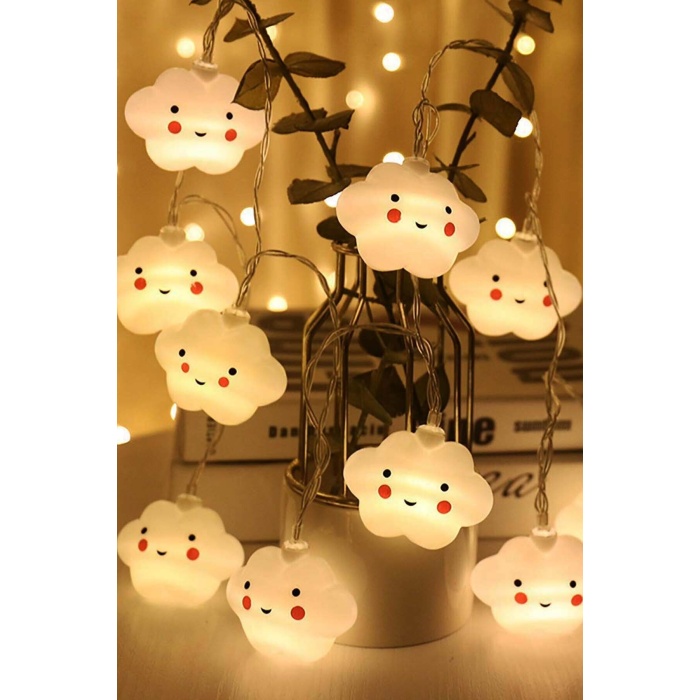 Bulut Şeklinde Led Şerit Lamba 12 Adet