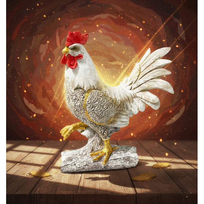 Özel Tasarım Polyester Horoz Figürü