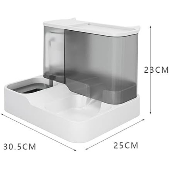 2si 1 Arada Otomatik Kedi Mama ve Su Kabı