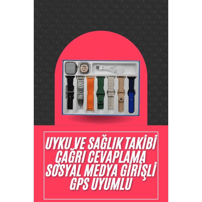 Akıllı Saat Unisex Akıllı Saat Çoklu Kordon Seçeneği Çelik Kordon Plastik Kordon